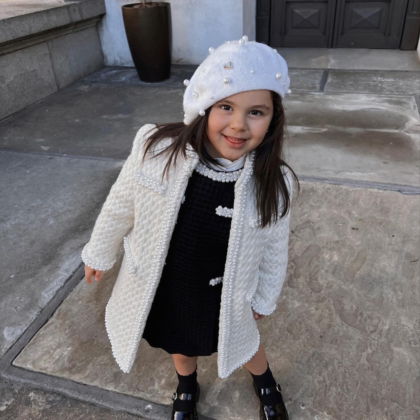 MI LOVES SIGNATURE Wool COCO Big Kids/Adult Beret.