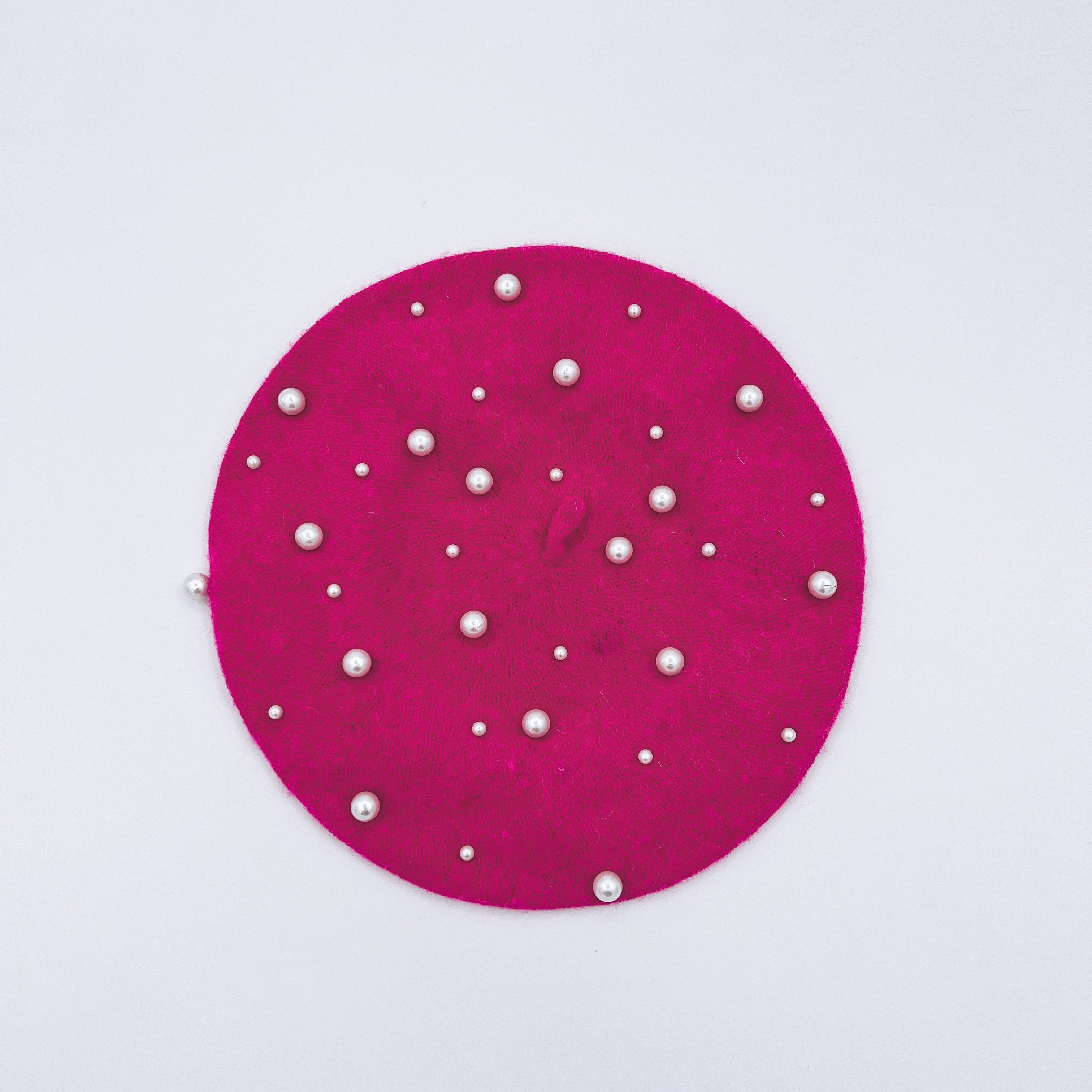 MI LOVES SIGNATURE Wool COCO Big Kids/Adult Beret.