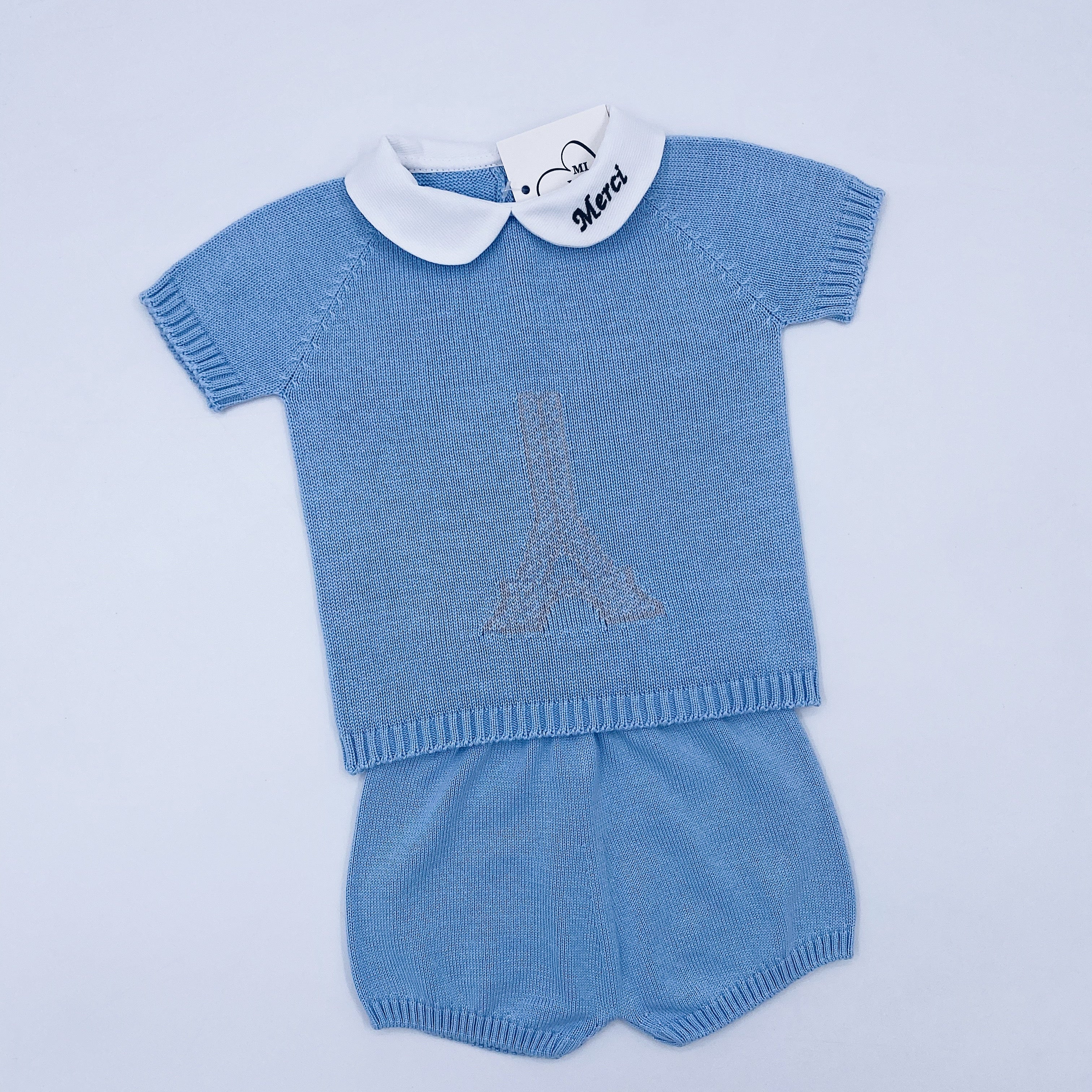 MI LOVES IN PARIS fine knit 2 piece set