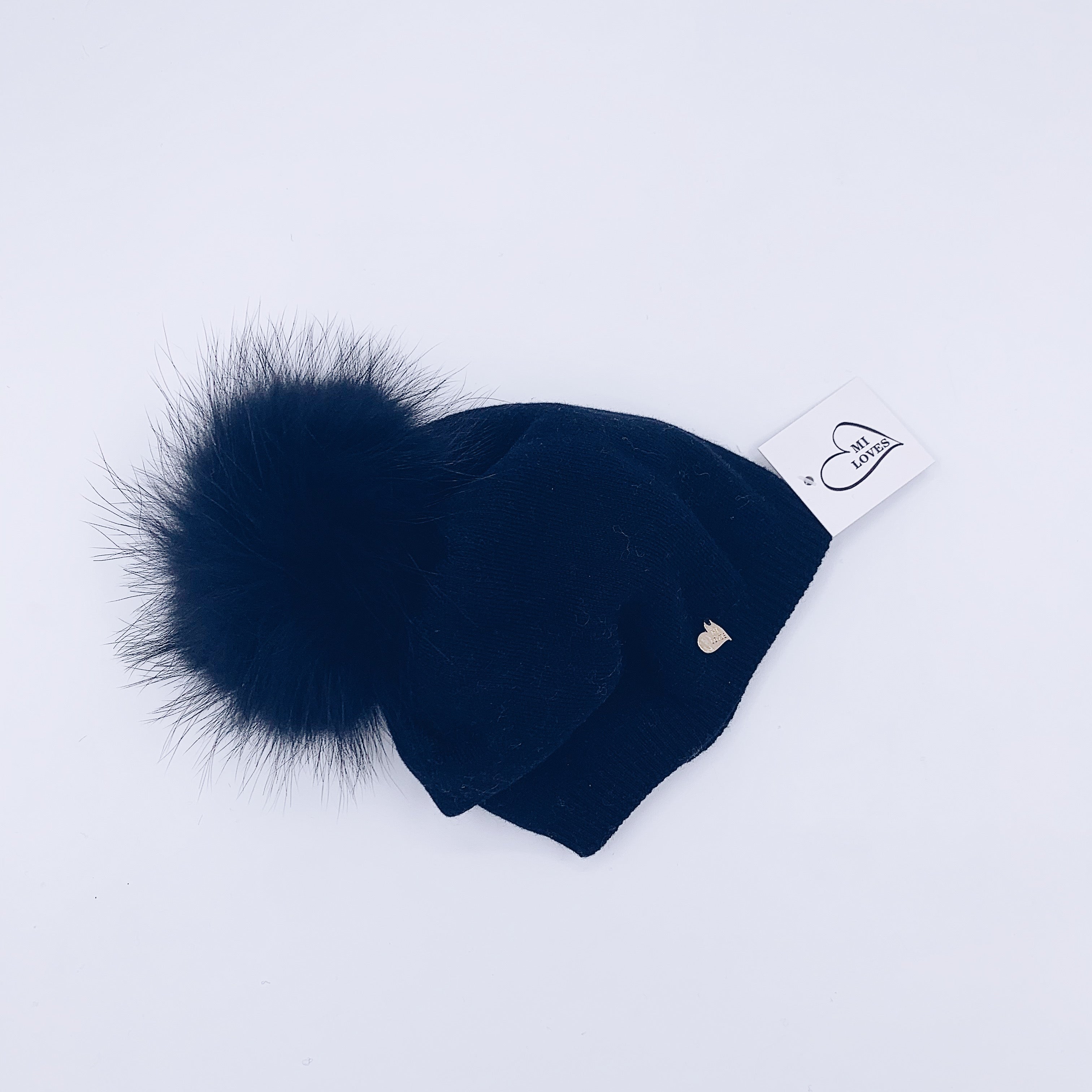 MI LOVES SIGNATURE RELAXED STYLE ADULT/BIG KIDS BEANIE!!