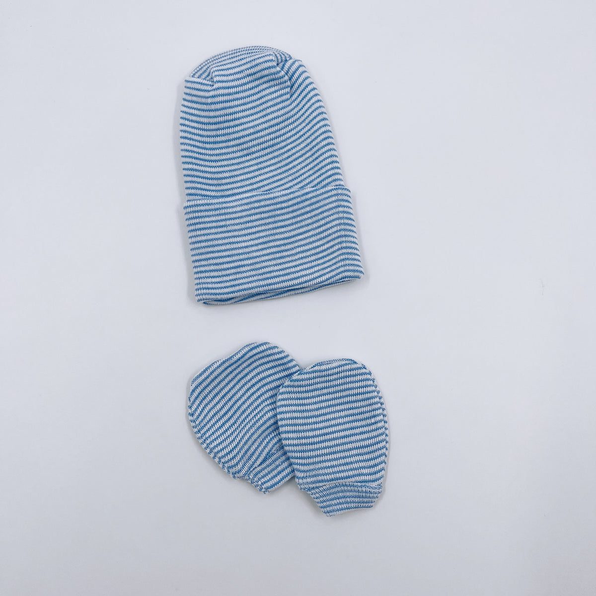 Baby hospital Hat and Mittens set