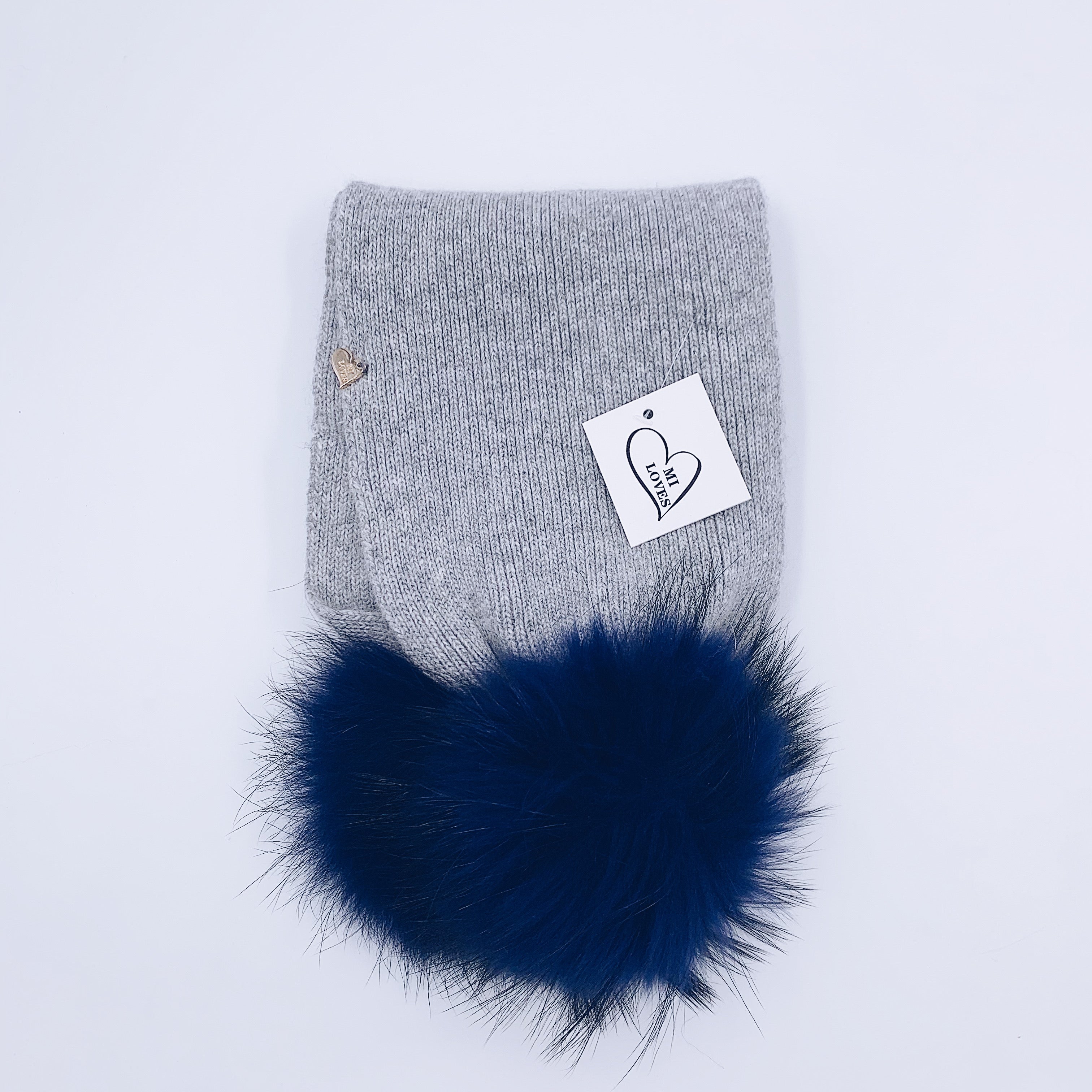 MI LOVES SIGNING KIDS ANGORA SCARF (combo colour)