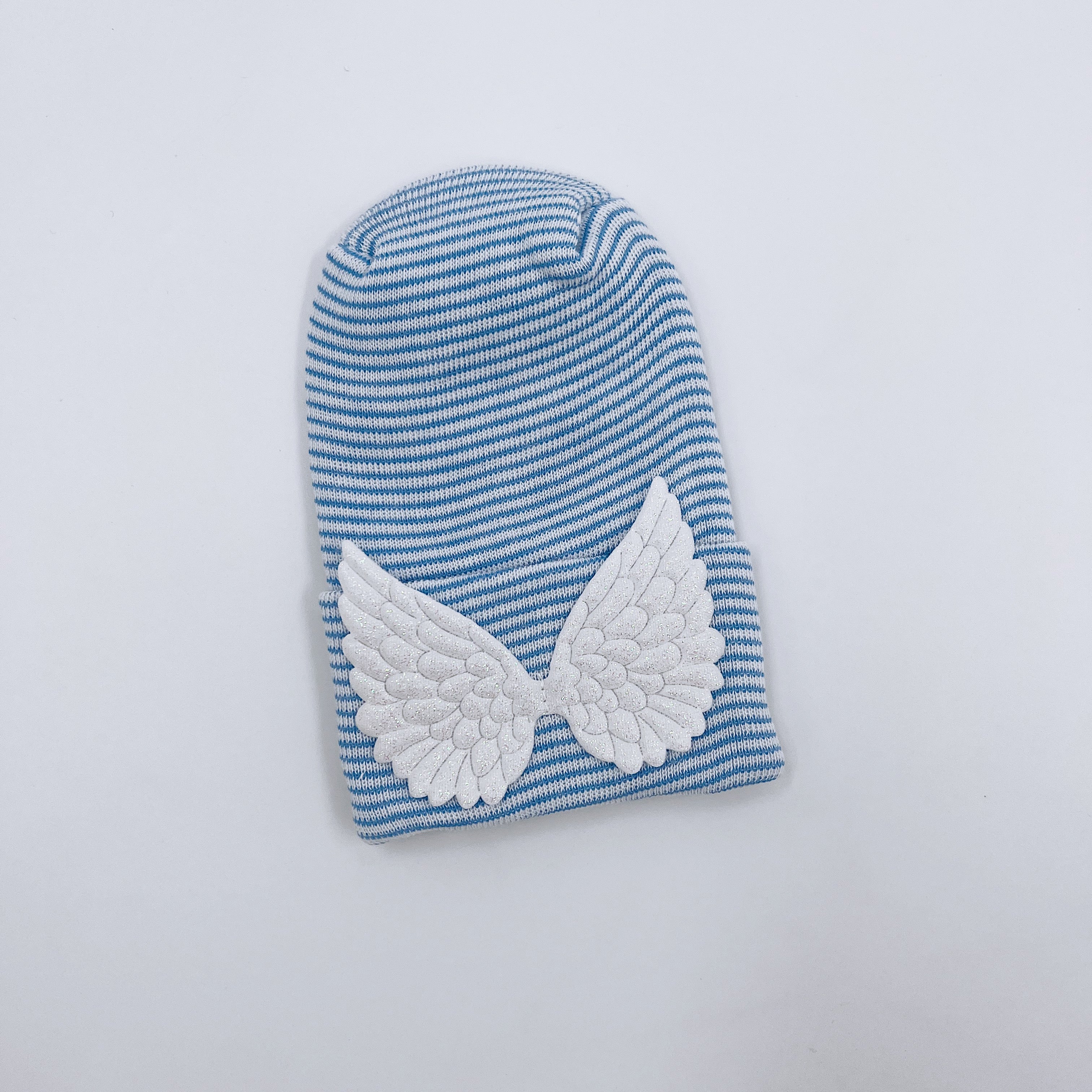 Baby hospital hat with Angel Wings.