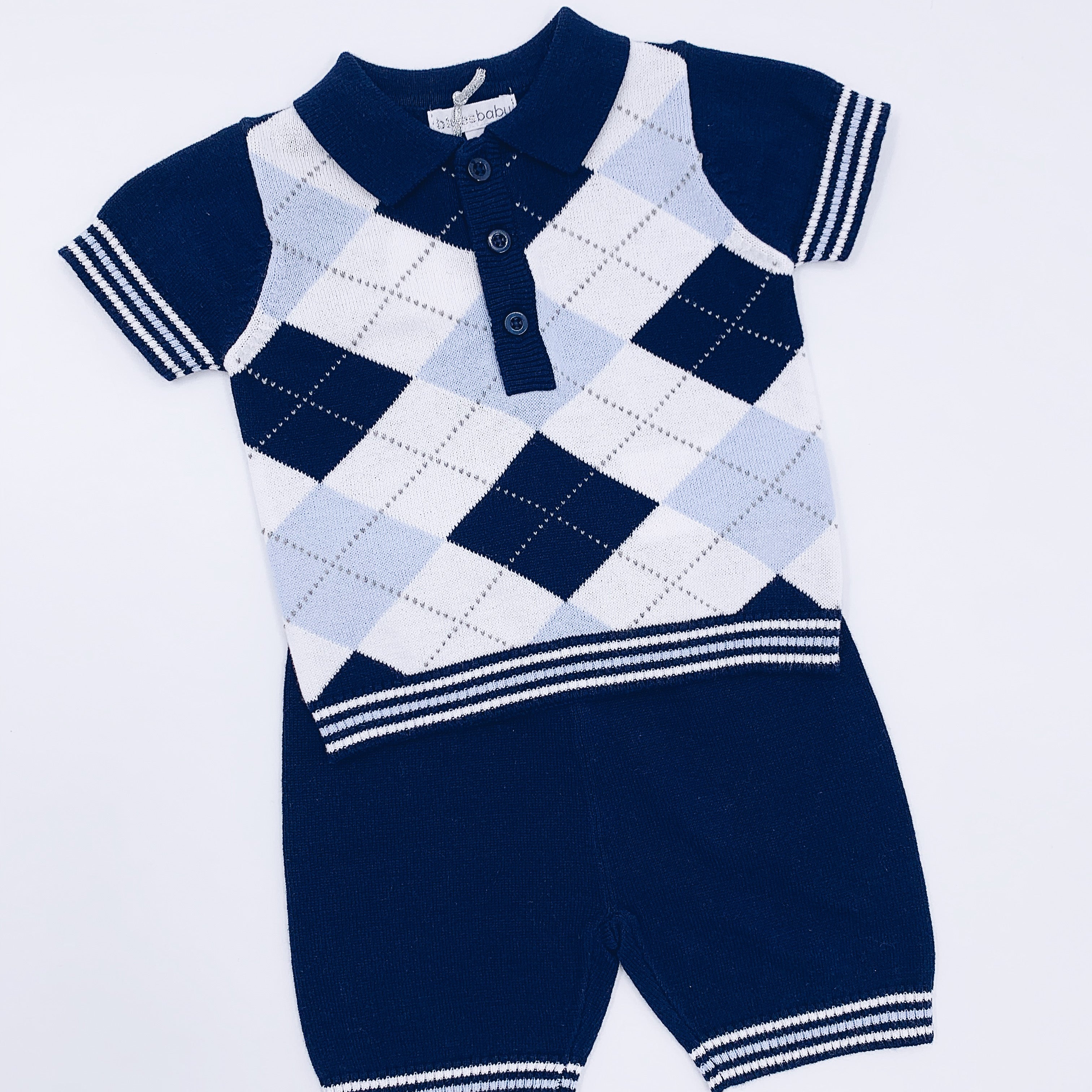 Beautiful/Classic Summer Boys knitted 2 piece set