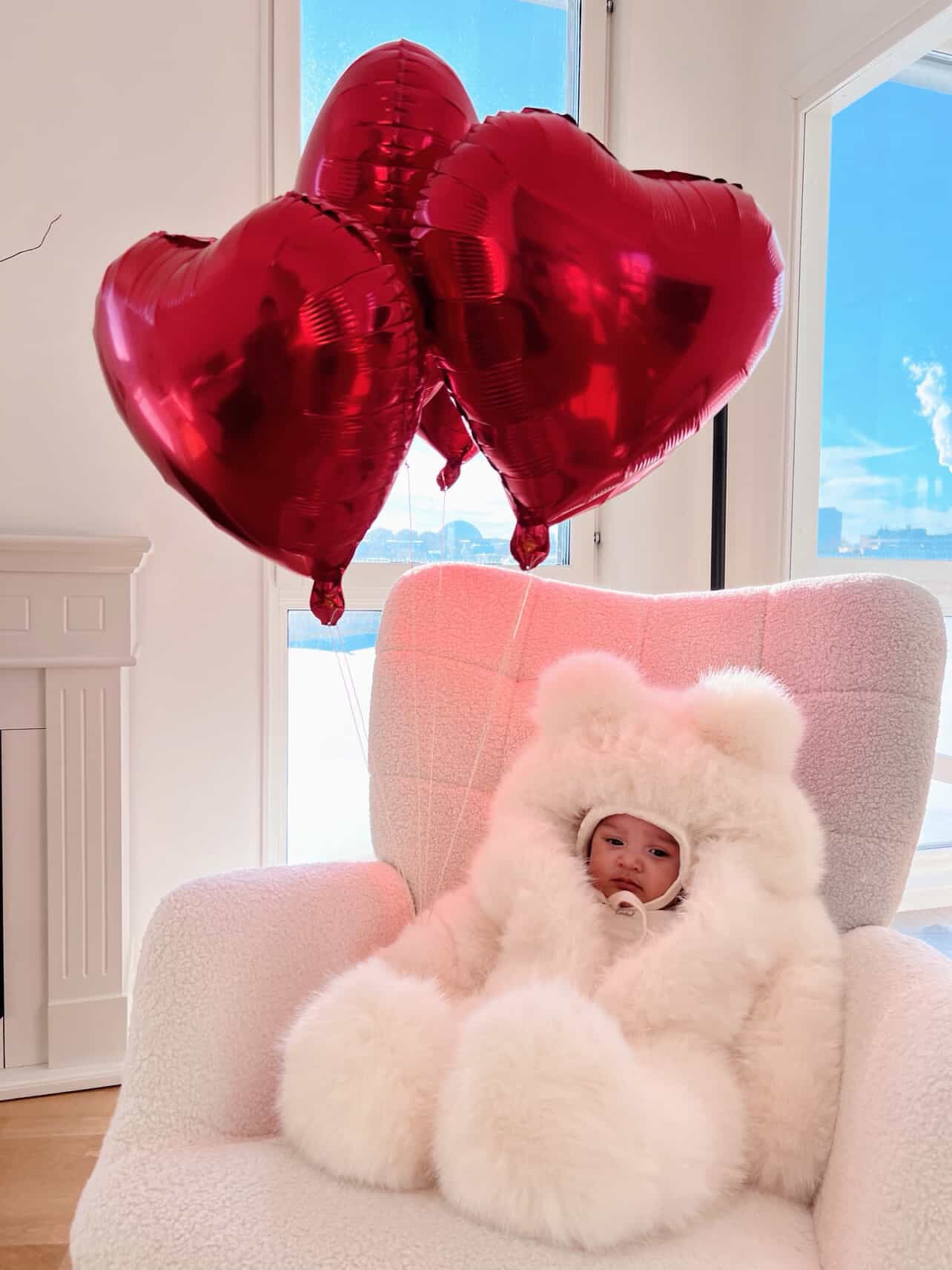 MI LOVES SIGNATURE SYNTHETIC Little Bear Pramsuit in Ivory