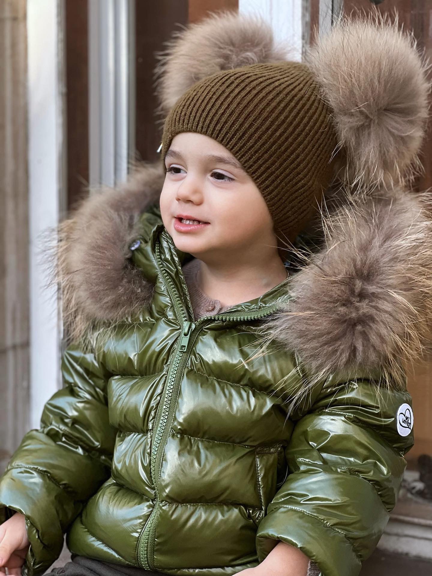 Kids furry jackets online