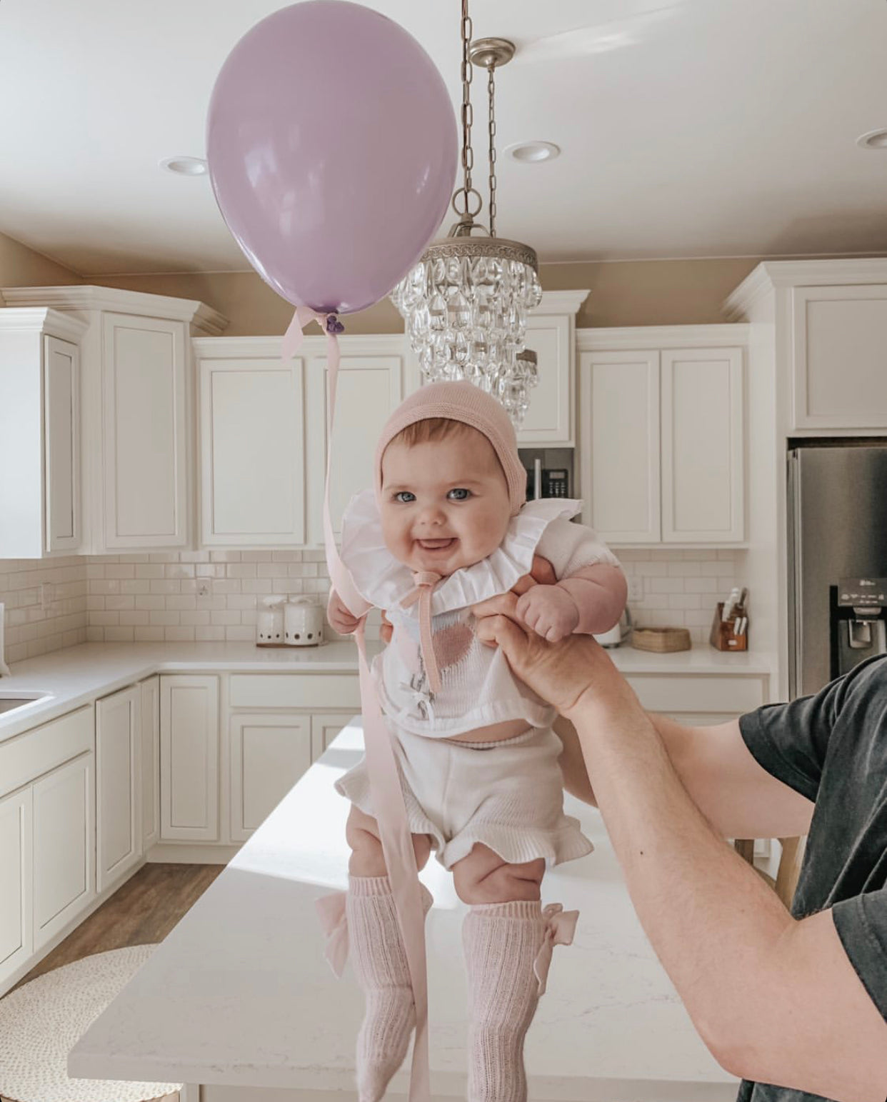 Fine knit summer sets with balloons.