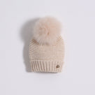 MI LOVES SIGNATURE Knitted POMPOM HAT(ALL COLOURS)
