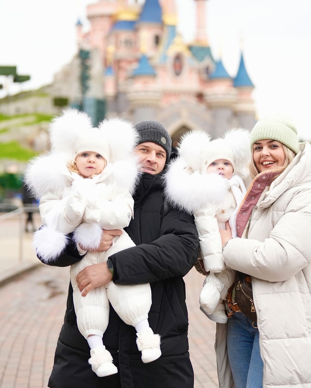 NEW MI LOVES Signature Cashmere Double pompom hat