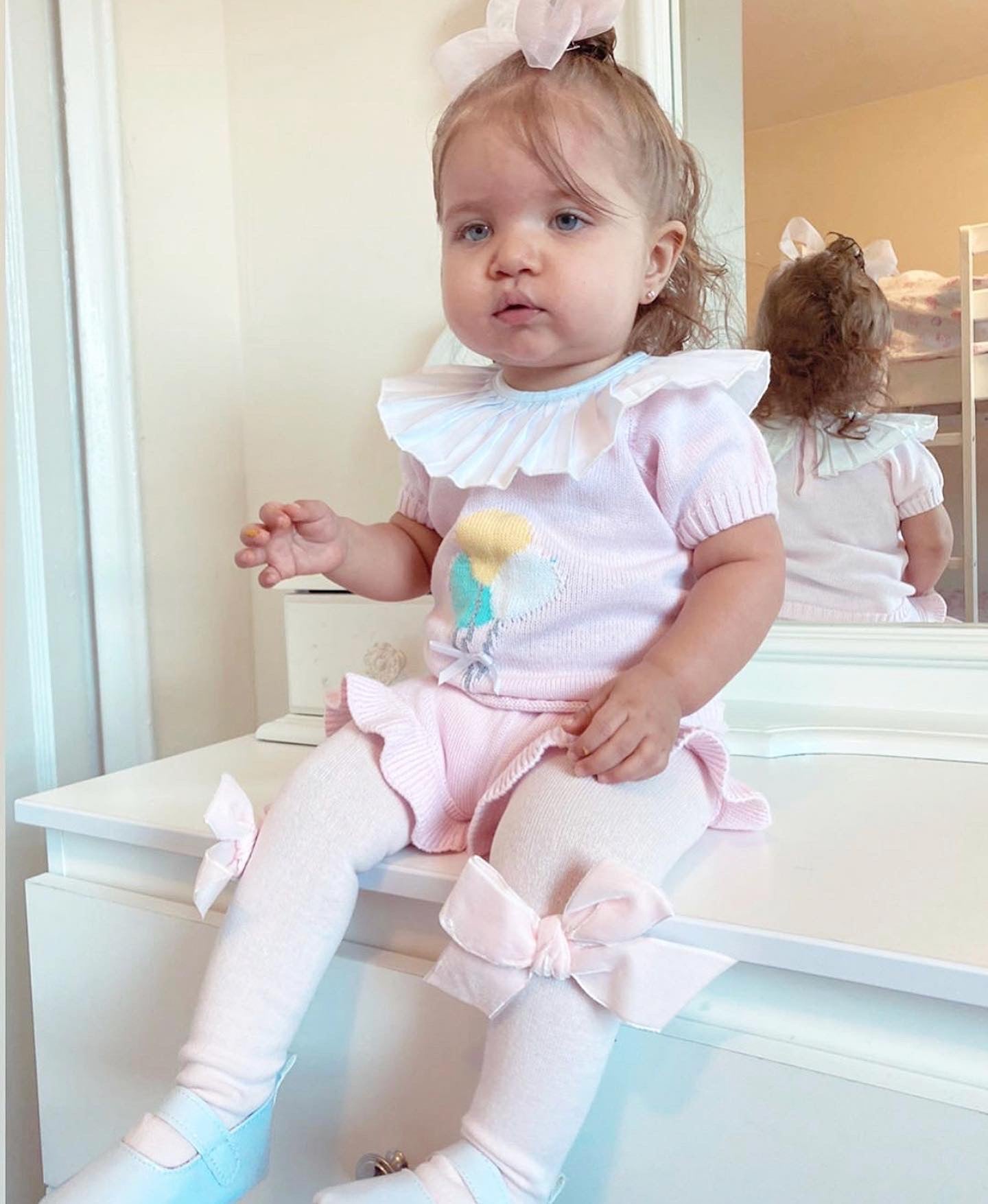 Fine knit summer sets with balloons.