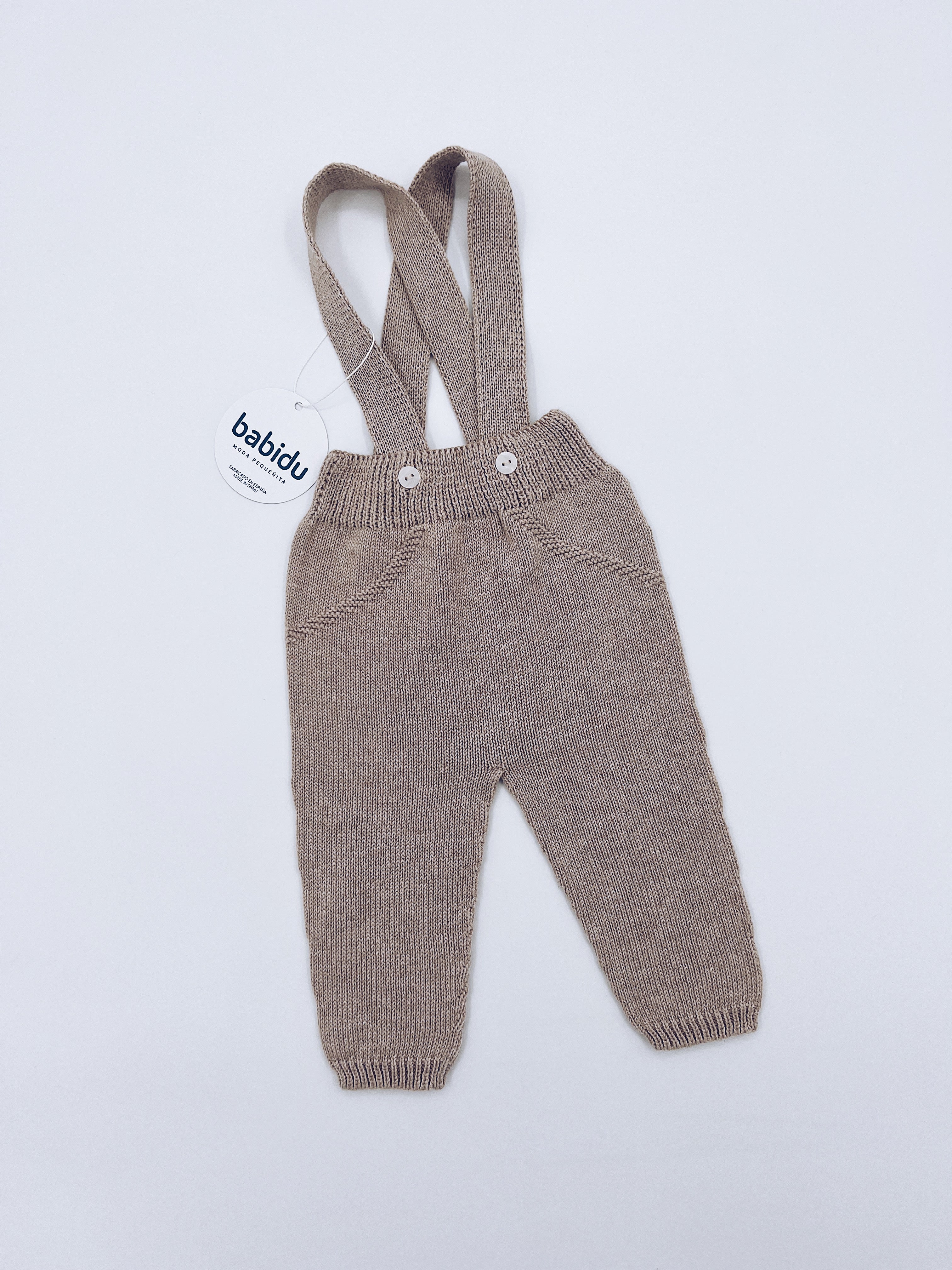 Knitted Dungarees.