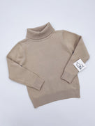 Turtleneck jumper.