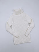 Rib Turtleneck jumper.