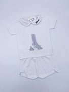 MI LOVES IN PARIS Fine knit 2 piece set.