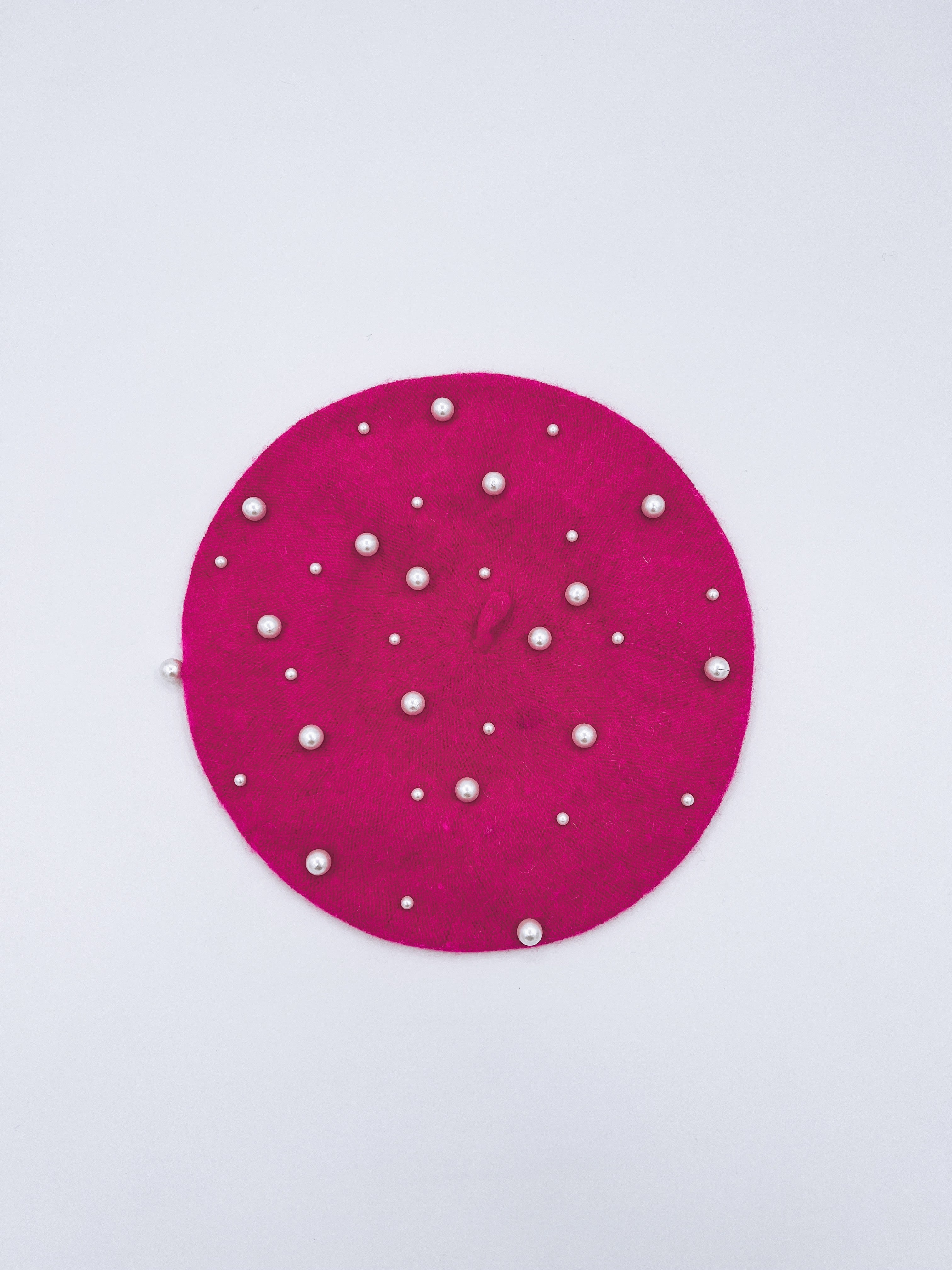 MI LOVES SIGNATURE Wool COCO Big Kids/Adult Beret.