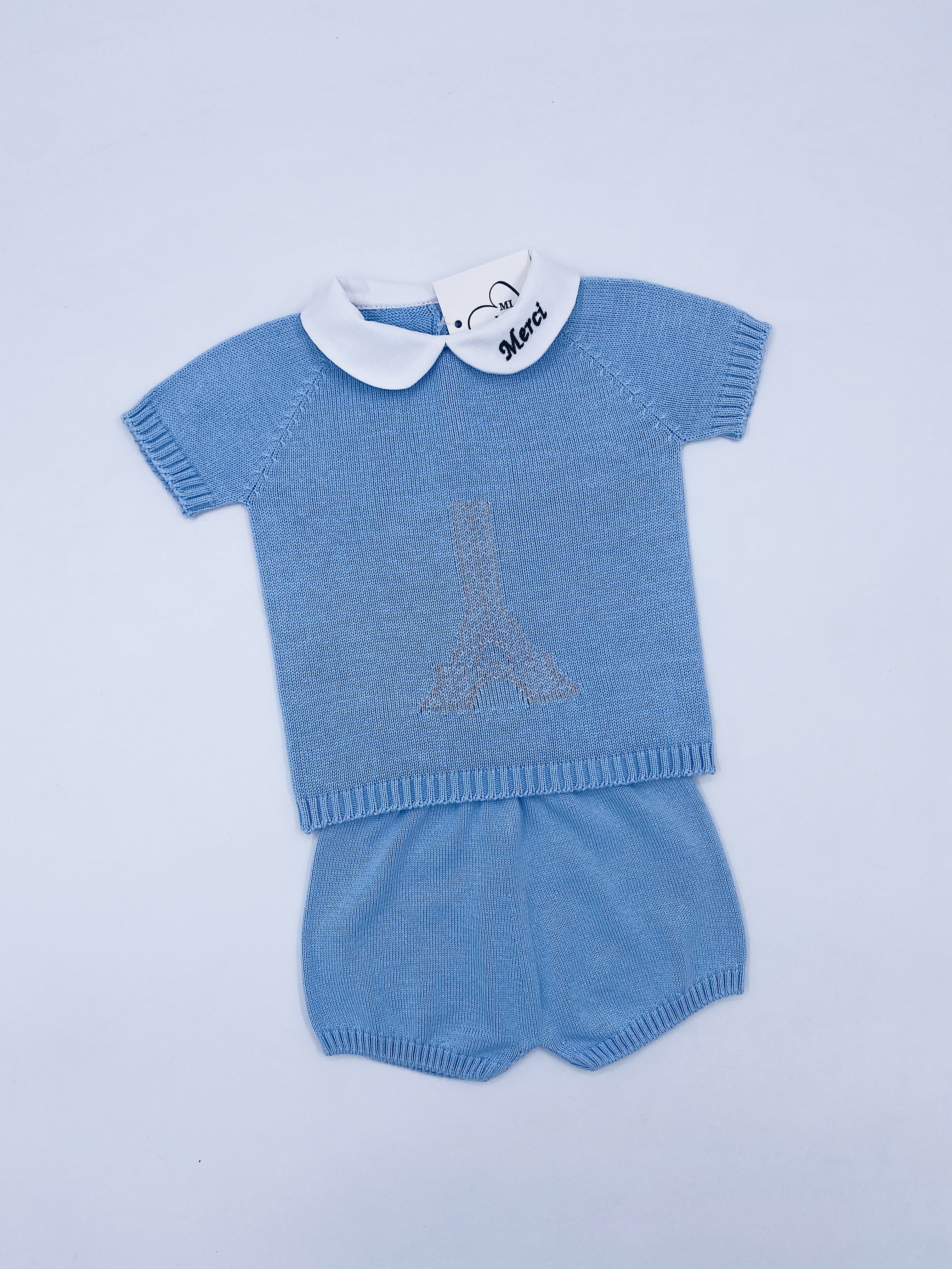 MI LOVES IN PARIS fine knit 2 piece set