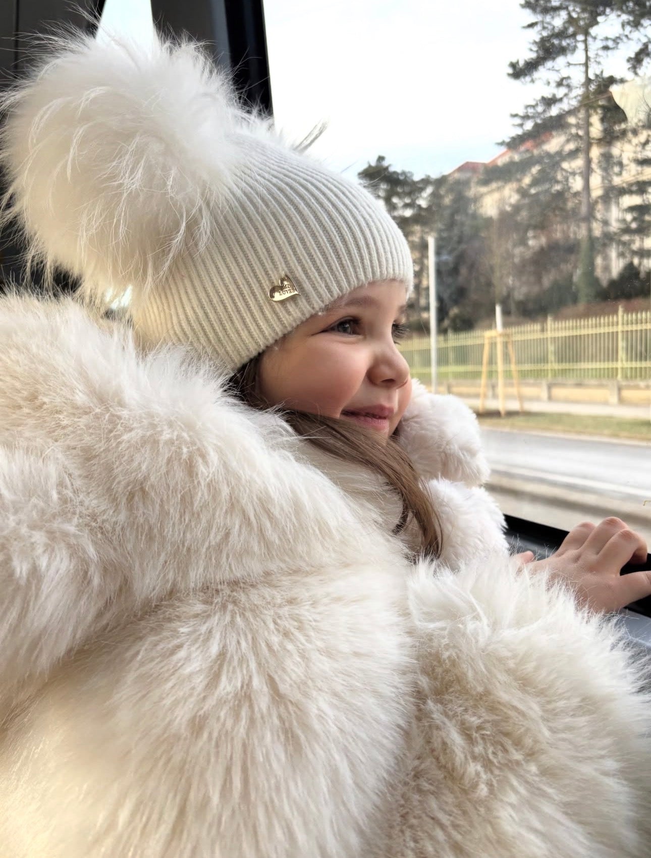 【☆美品ホワイトグース☆】BURBERRY ダウンジャケットL ラビットファー BURBERRY BLACK LABEL(バーバリーブラックレーベル) Silver fox fur