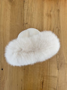 Kids Fox fur hat .