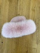Kids Fox fur hat .