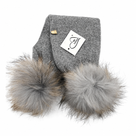 MI LOVES Signature Kids  Angora Scarf(ALL COLOURS)