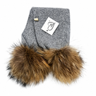 MI LOVES Signature Kids  Angora Scarf(ALL COLOURS)