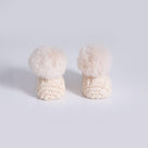 MI LOVES SIGNATURE Knitted POMPOM BOOTIES(ALL COLOURS)