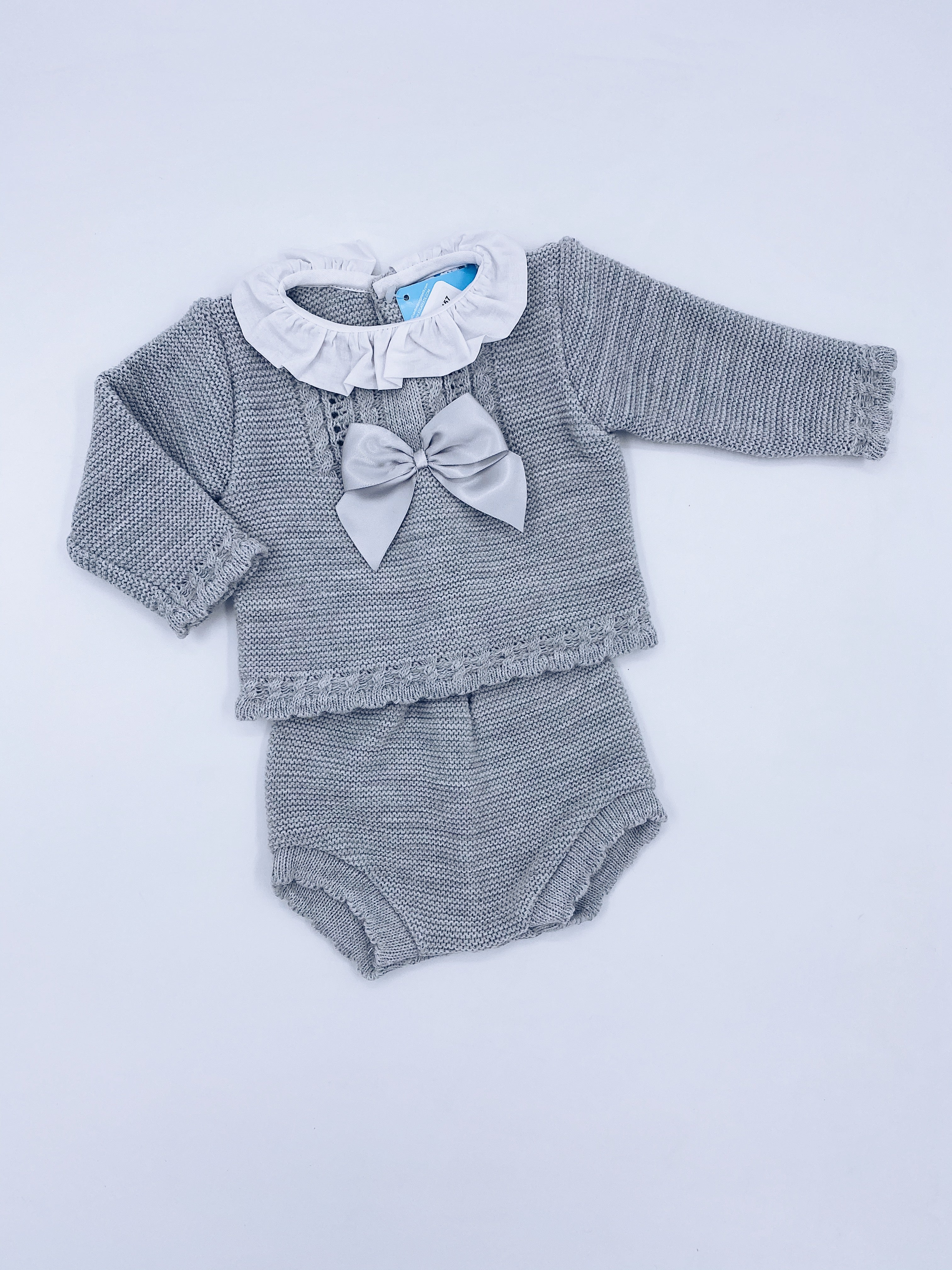 Beautiful Knitted 2 piece short set (157)