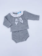 Beautiful Knitted 2 piece short set (157)