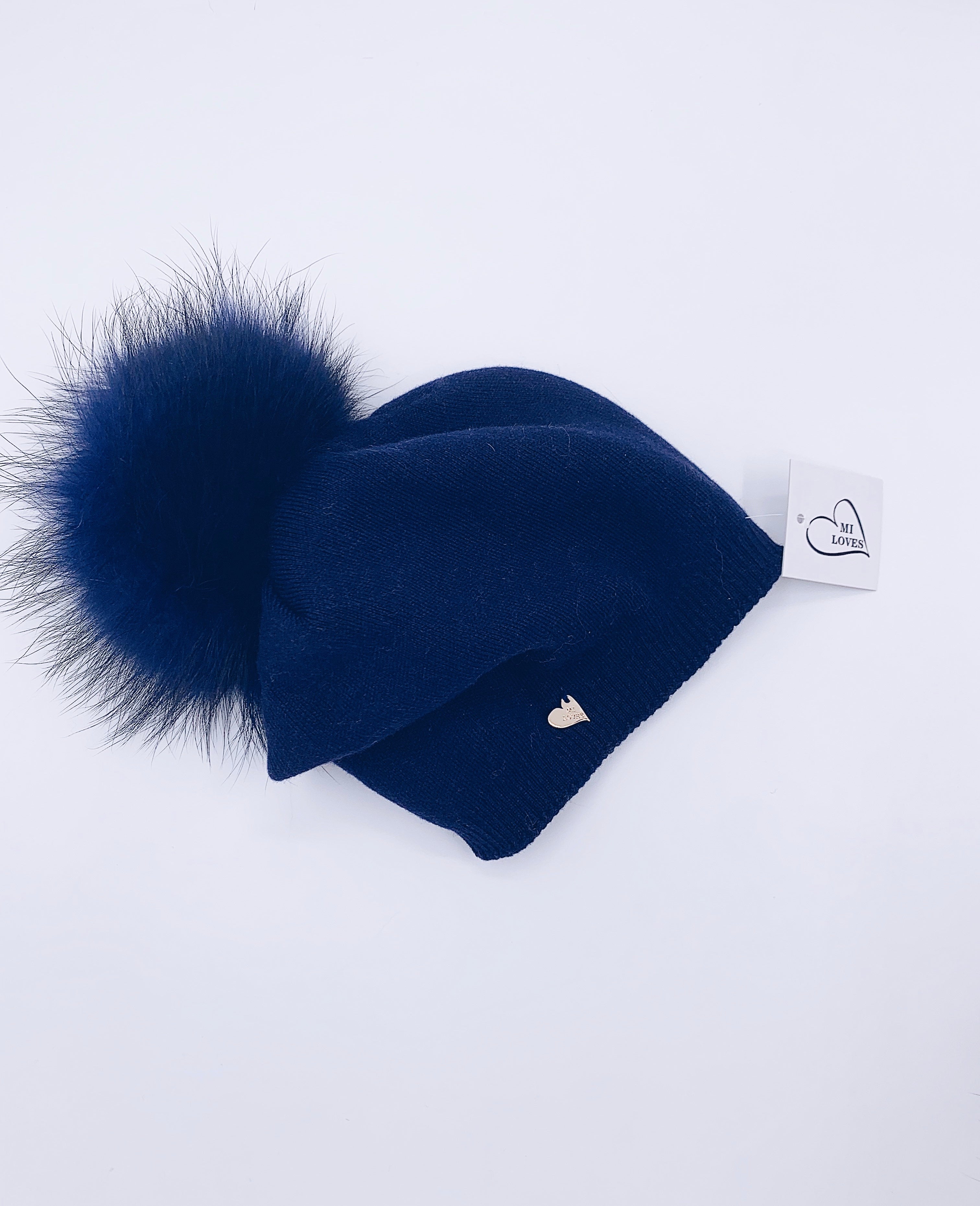 MI LOVES SIGNATURE RELAXED STYLE ADULT/BIG KIDS  BEANIE!!