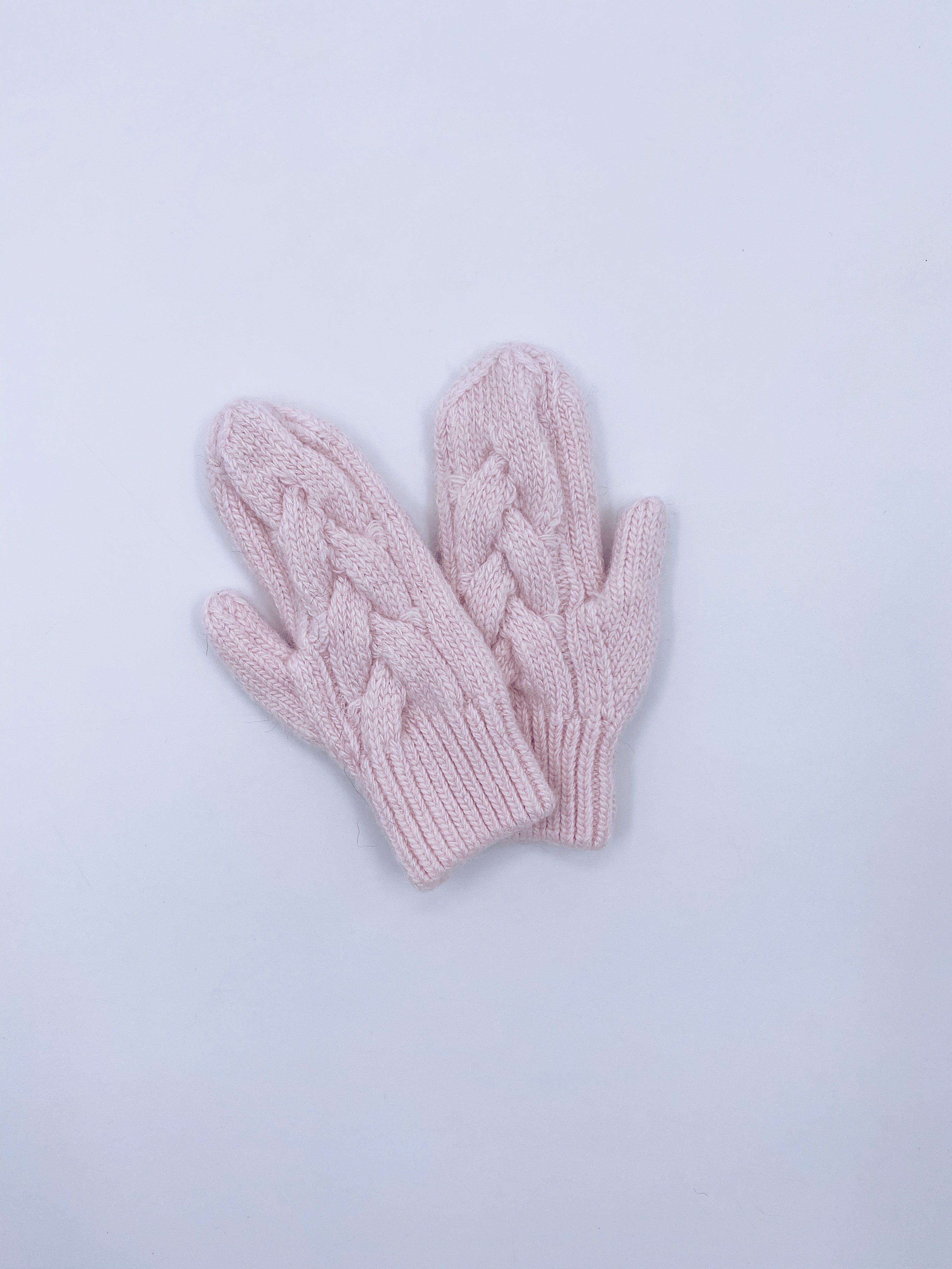 MI LOVES SIGNATURE Angora Mittens
