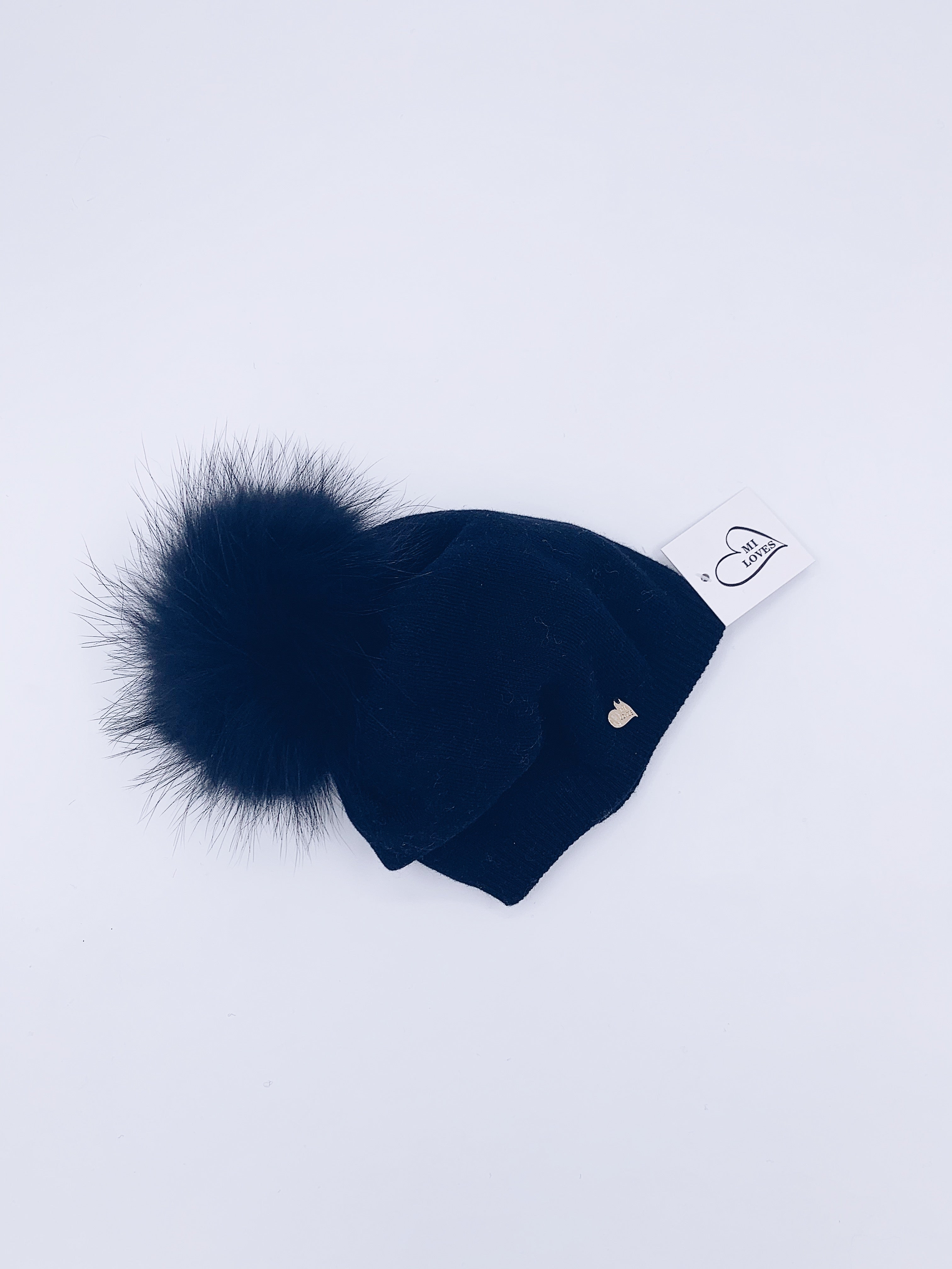 MI LOVES SIGNATURE RELAXED STYLE ADULT/BIG KIDS  BEANIE!!