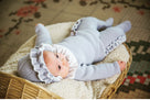 Rochy baby knitted 2 piece sets with ruffle details