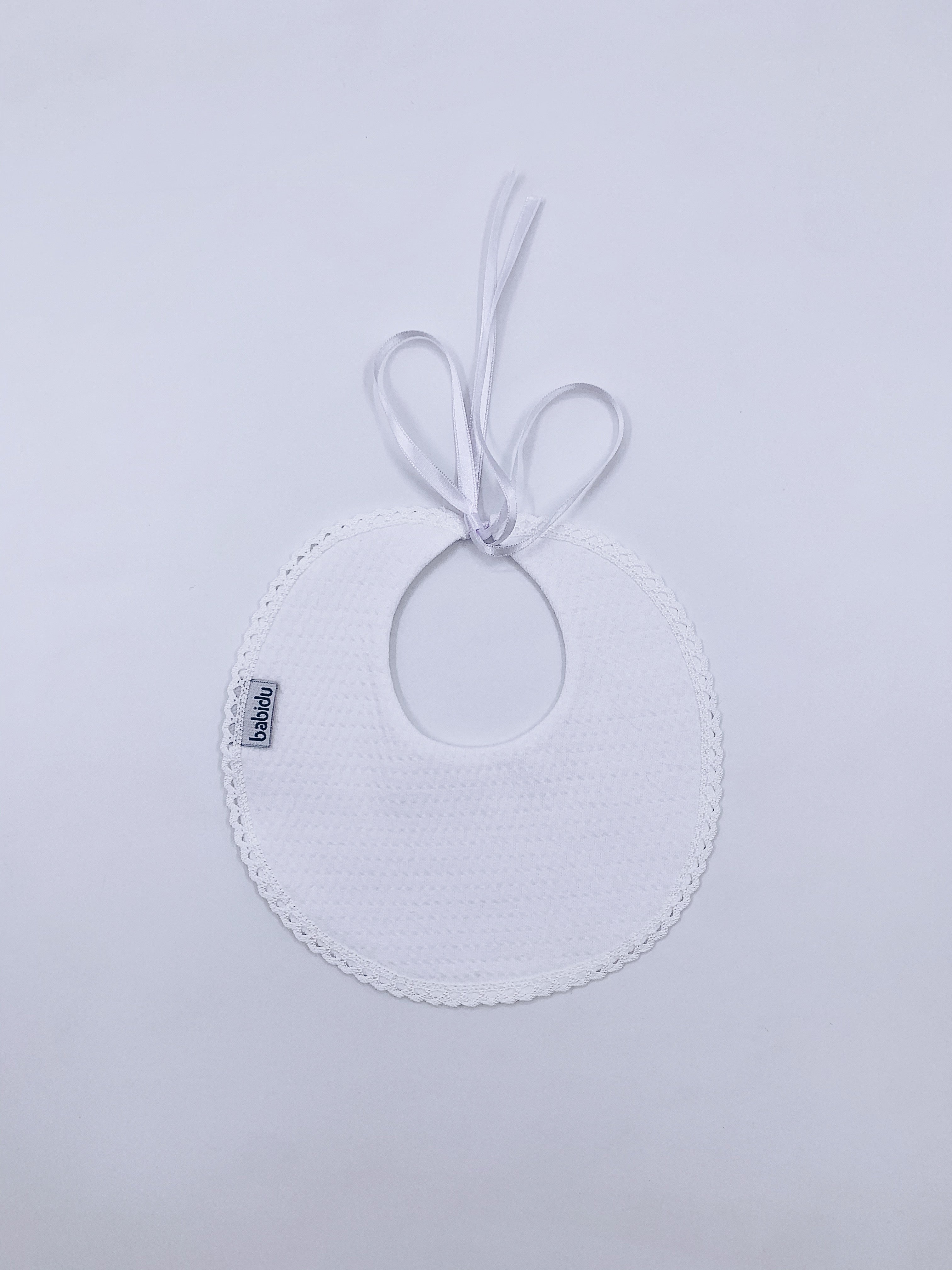Beautiful Babidu cotton baby bib.