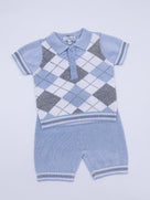 Beautiful/Classic Summer Boys knitted 2 piece set