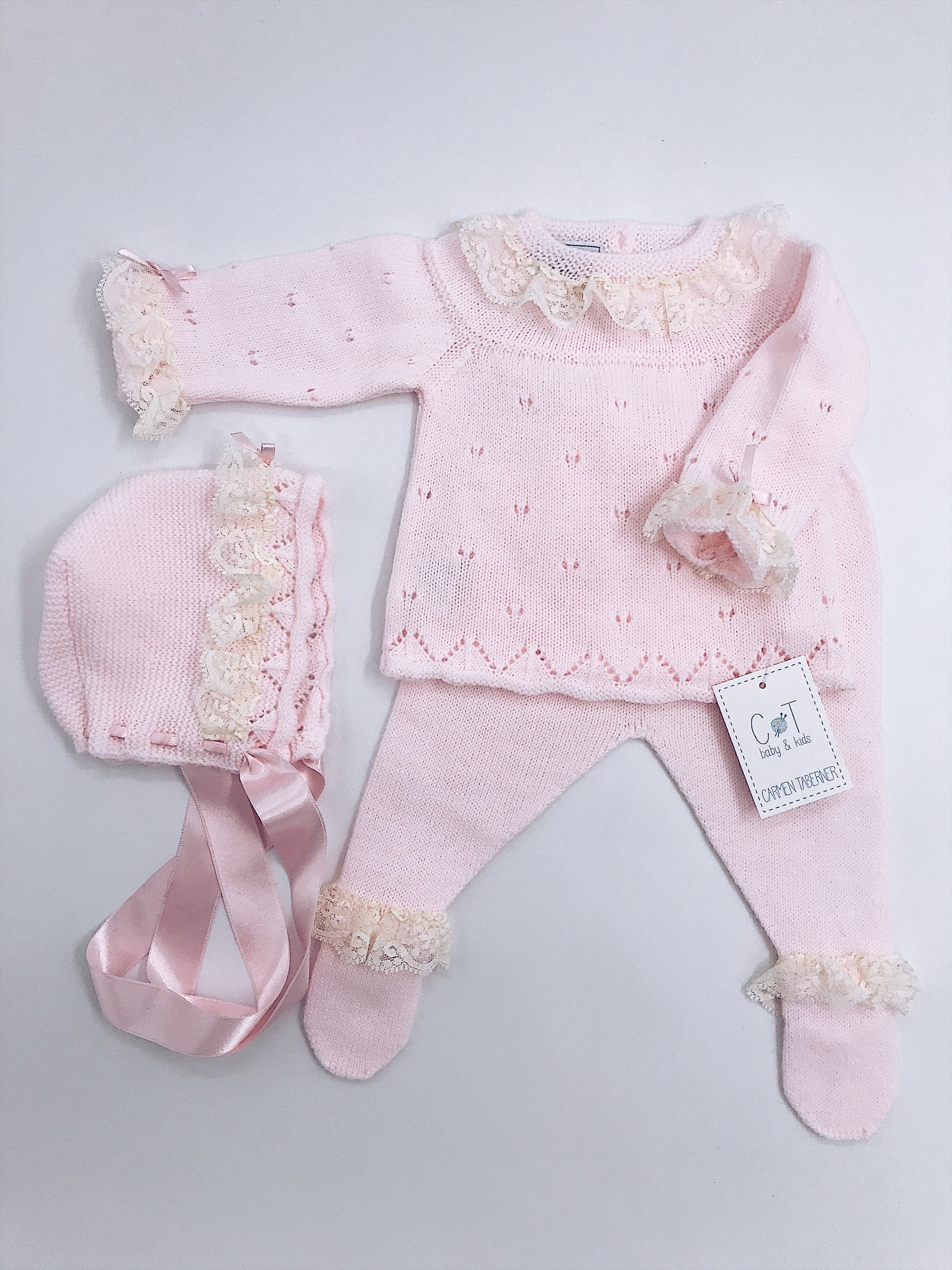 Carmen Taberner Knitted 3 piece set