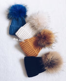 MILOVES SIGNATURE Cashmere  baby hat.
