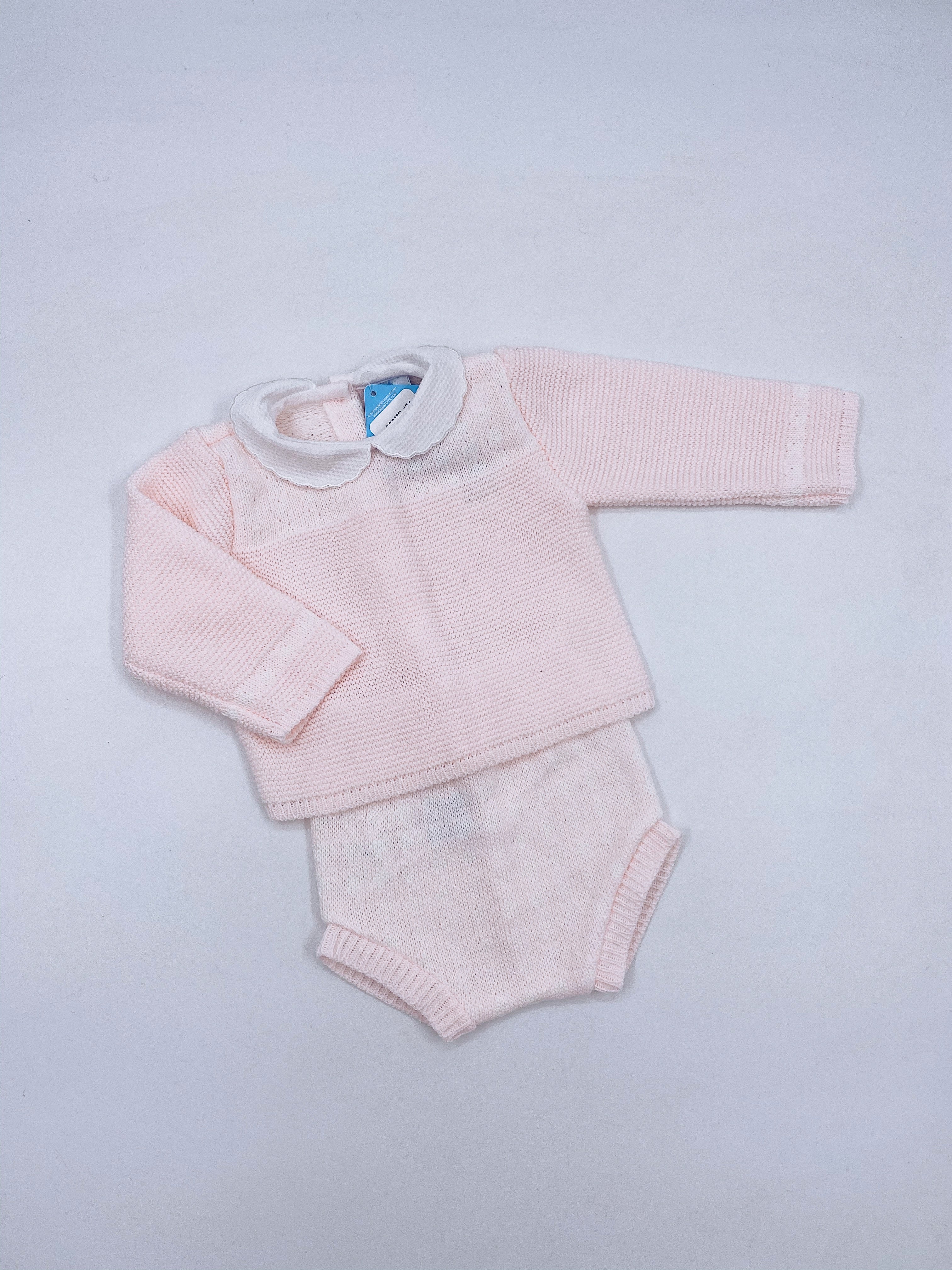 Knitted Baby girl shorts 2 piece set(N 171)