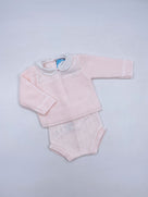 Knitted Baby girl shorts 2 piece set(N 171)