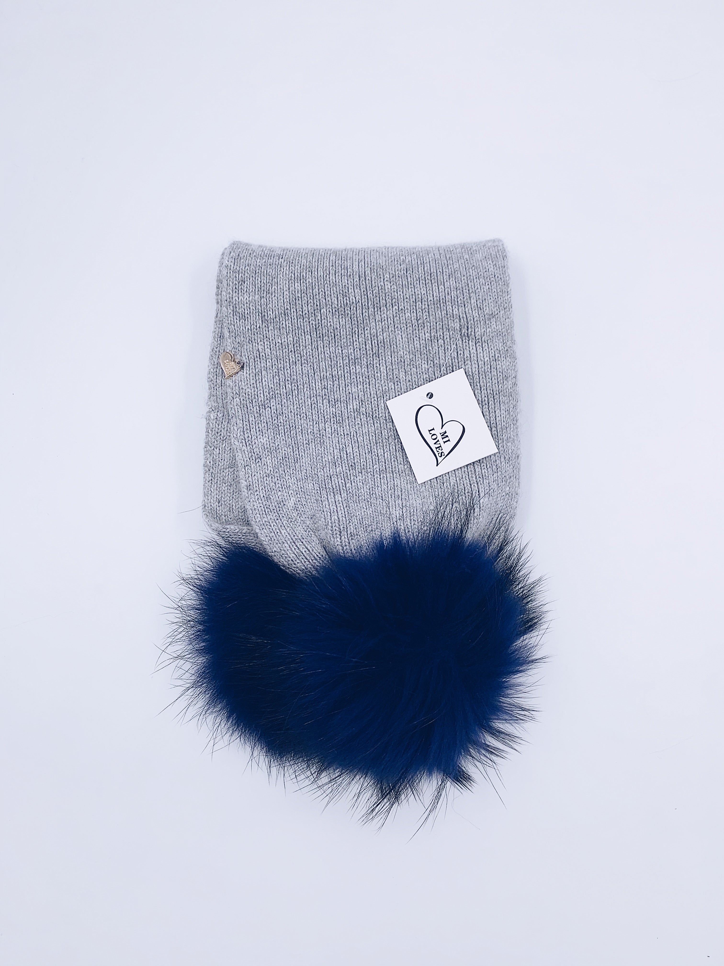 MI LOVES SIGNING KIDS ANGORA SCARF (combo colour)