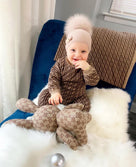 MI LOVES SIGNATURE LUXURIOUS FINE KNIT ANGORA HAT WITH FOX FUR POMPOM (with Bow)
