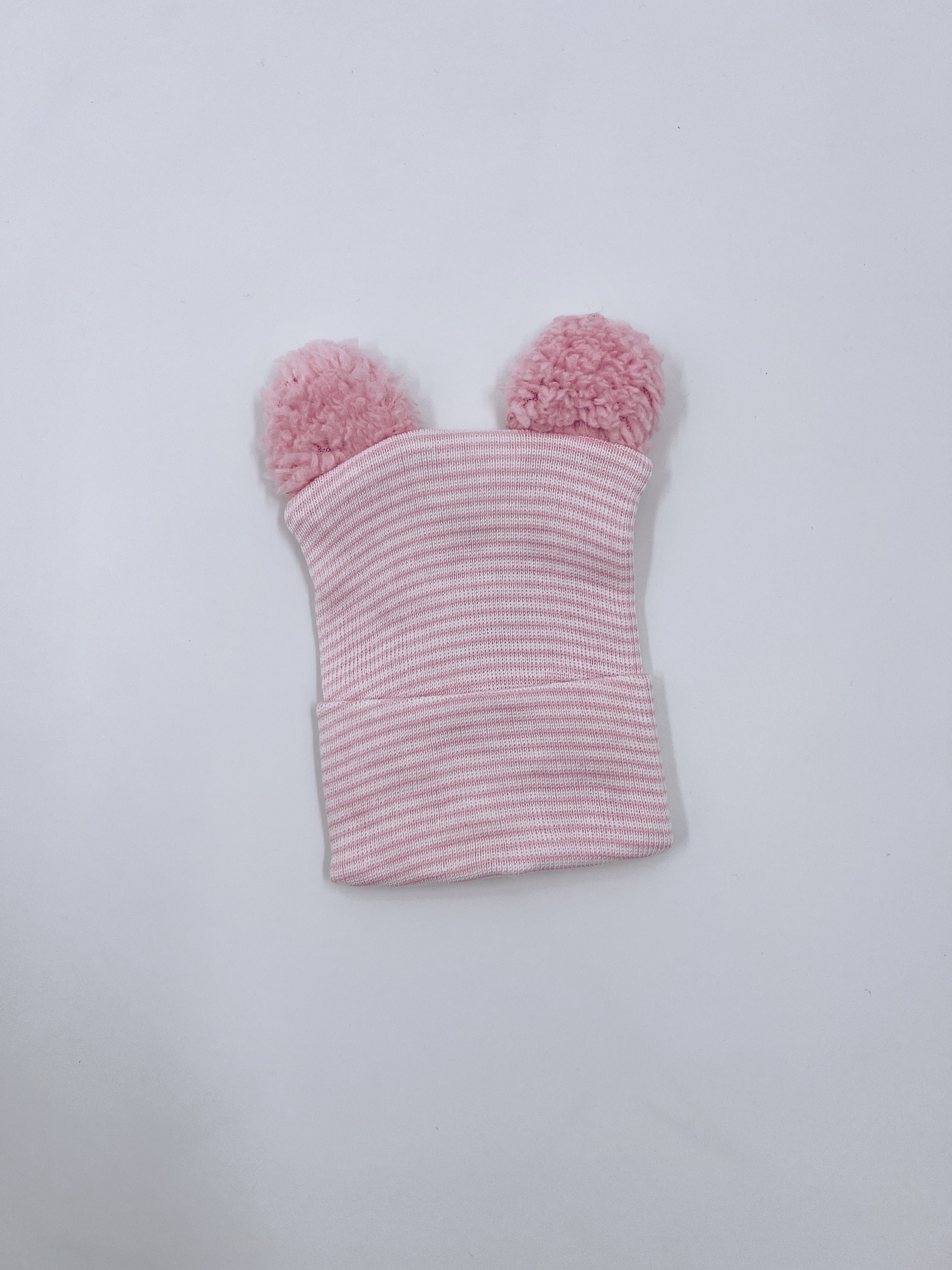 Baby hospital hat Cute little bear ears details