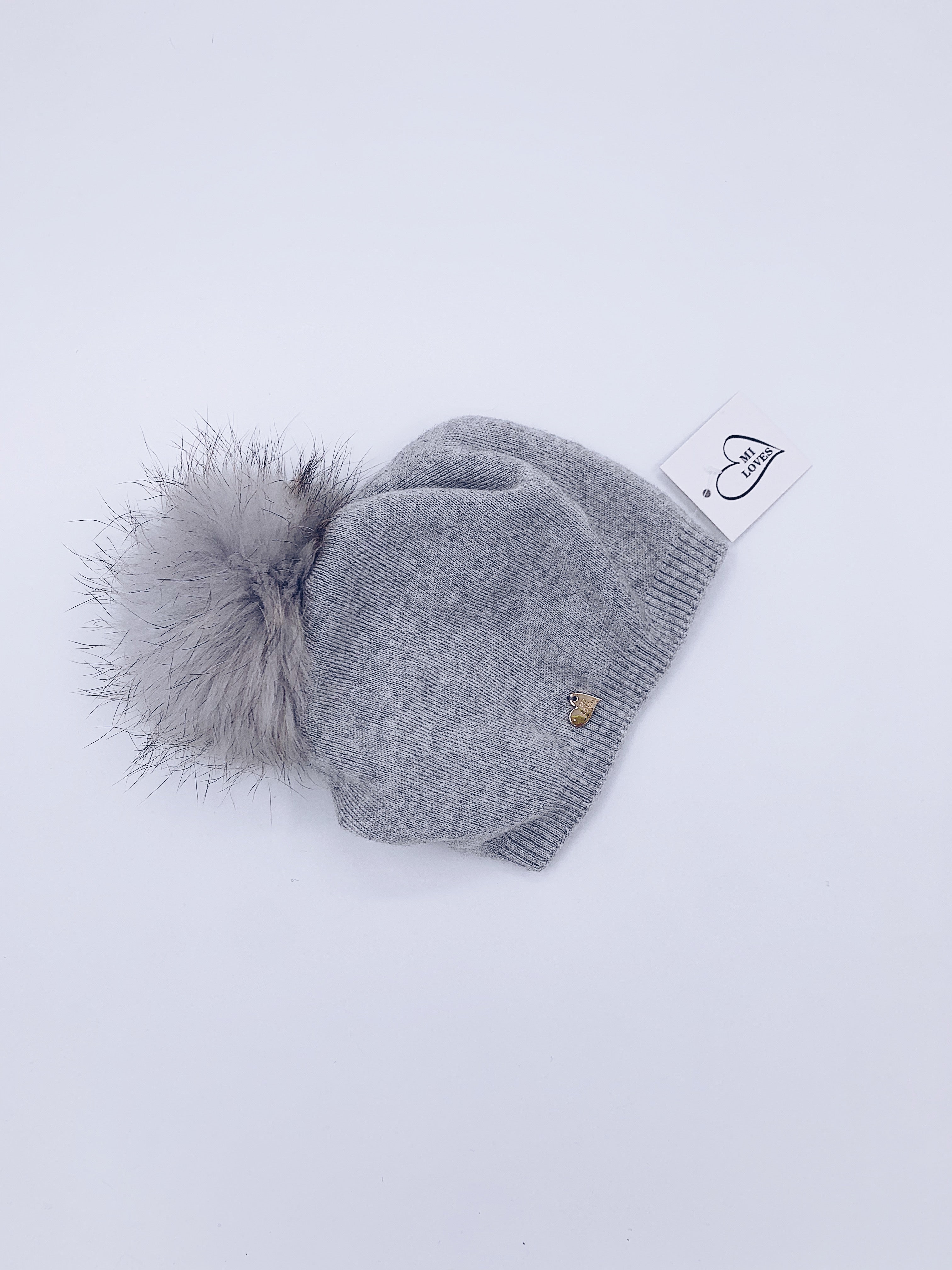 MI LOVES SIGNATURE RELAXED STYLE ADULT/BIG KIDS  BEANIE!!