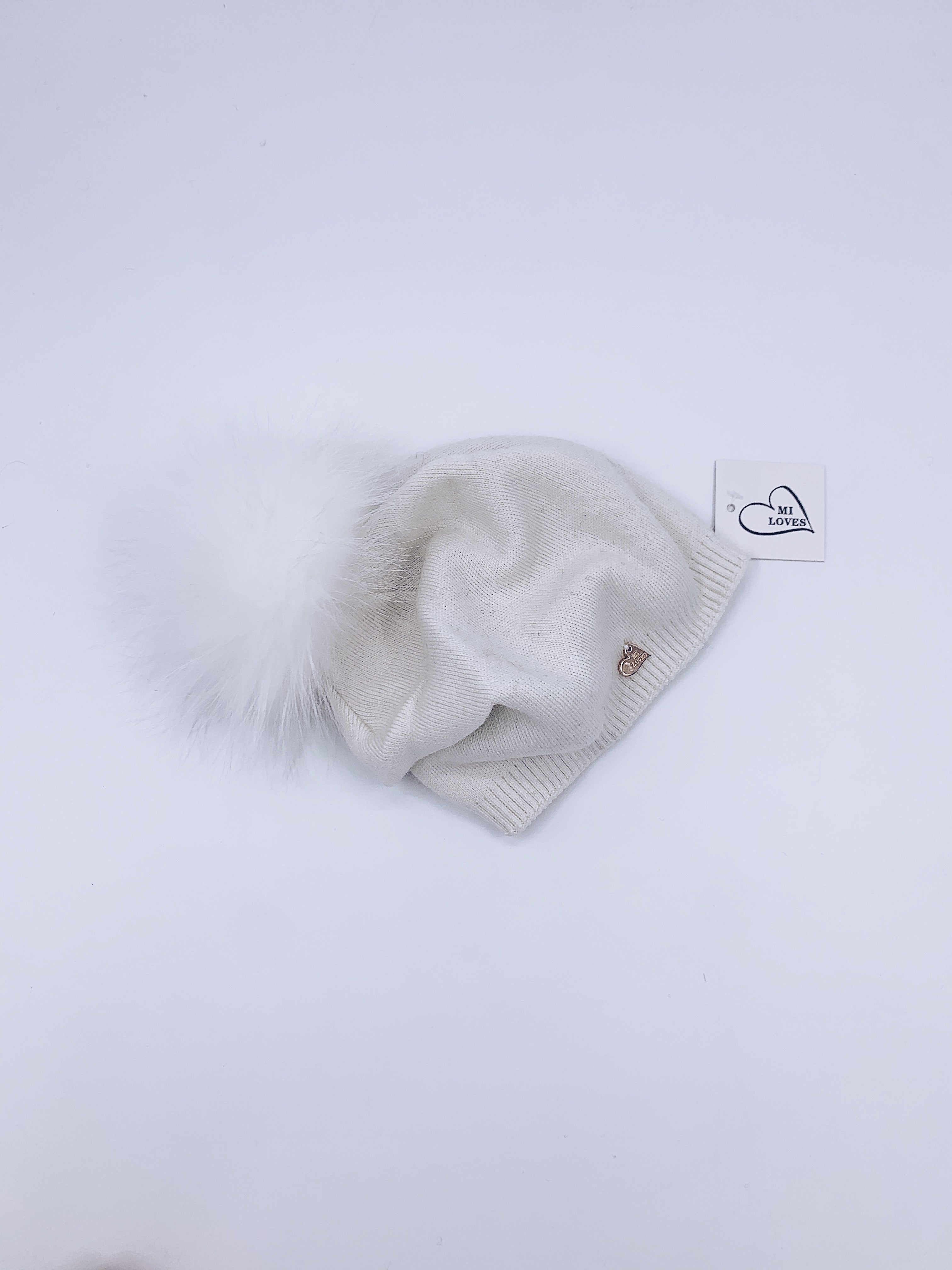 MI LOVES SIGNATURE RELAXED STYLE ADULT/BIG KIDS  BEANIE!!