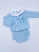 Beautiful knitted 2 piece short set (157)