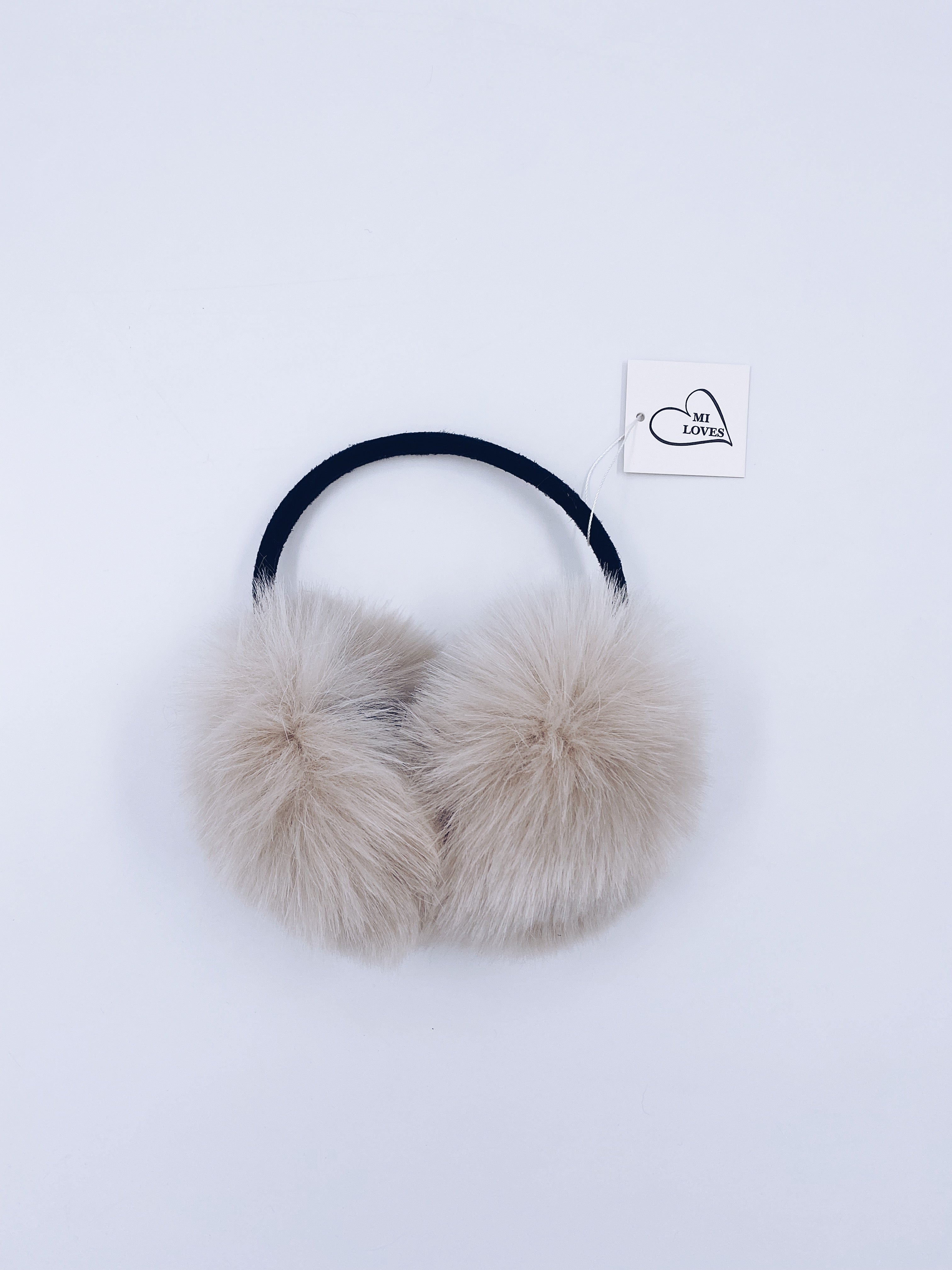 MI LOVES SIGNATURE Luxurious Synthetic fur Ear Muffs