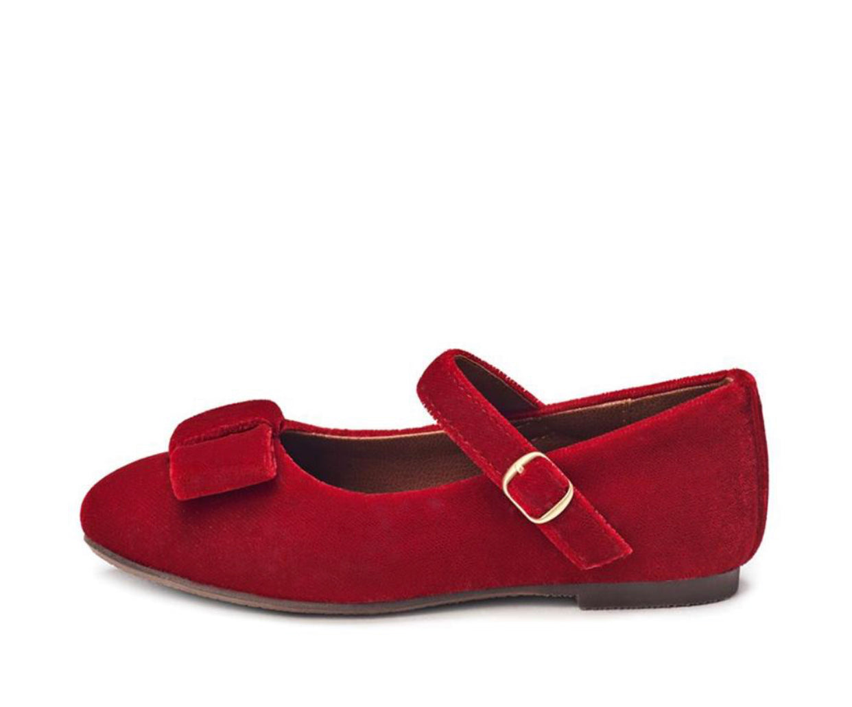 Age of Innocence Ellen Red Velvet shoes MI LOVES