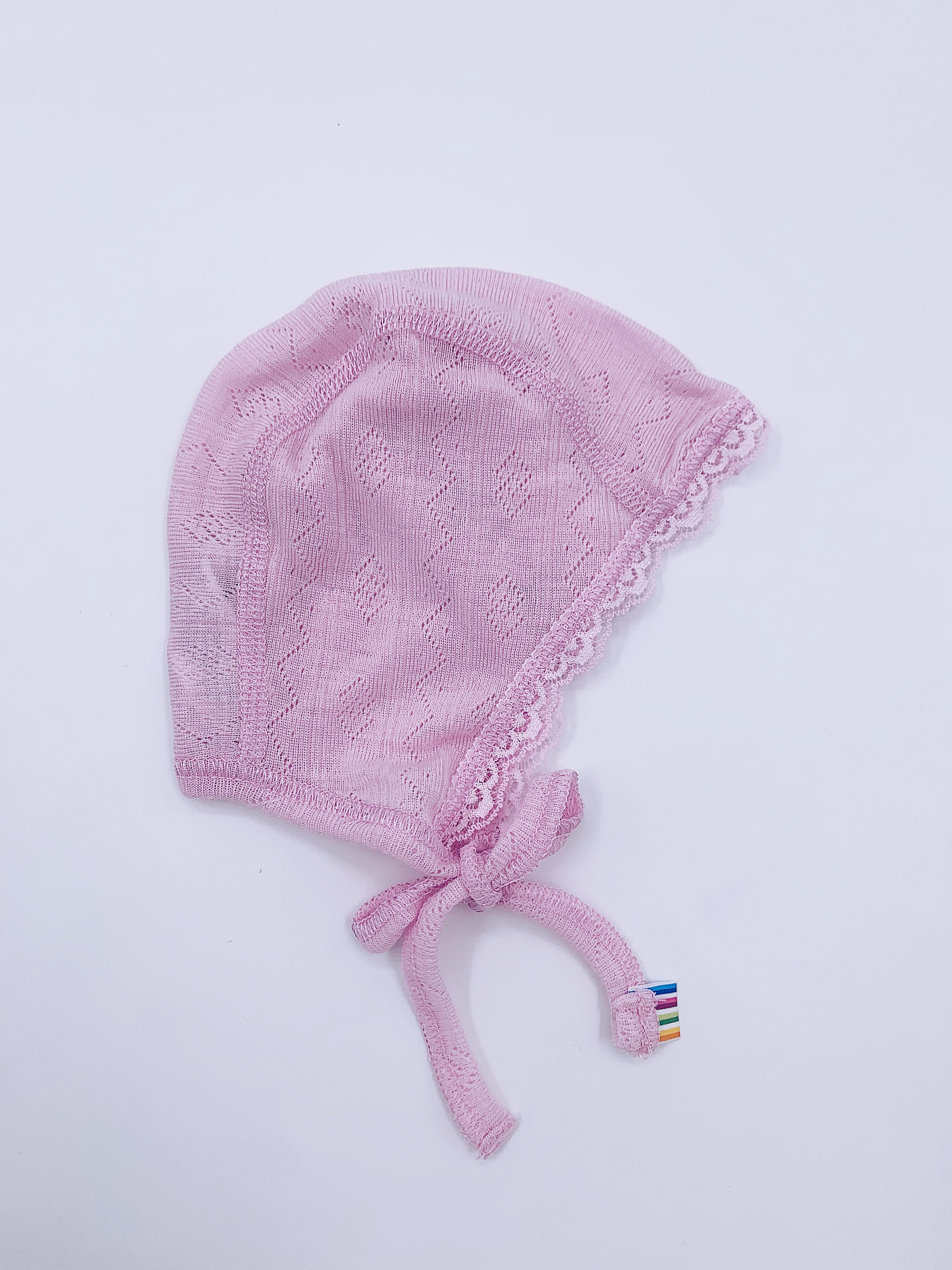 Joha Ivory Silk/Wool Baby Bonnet