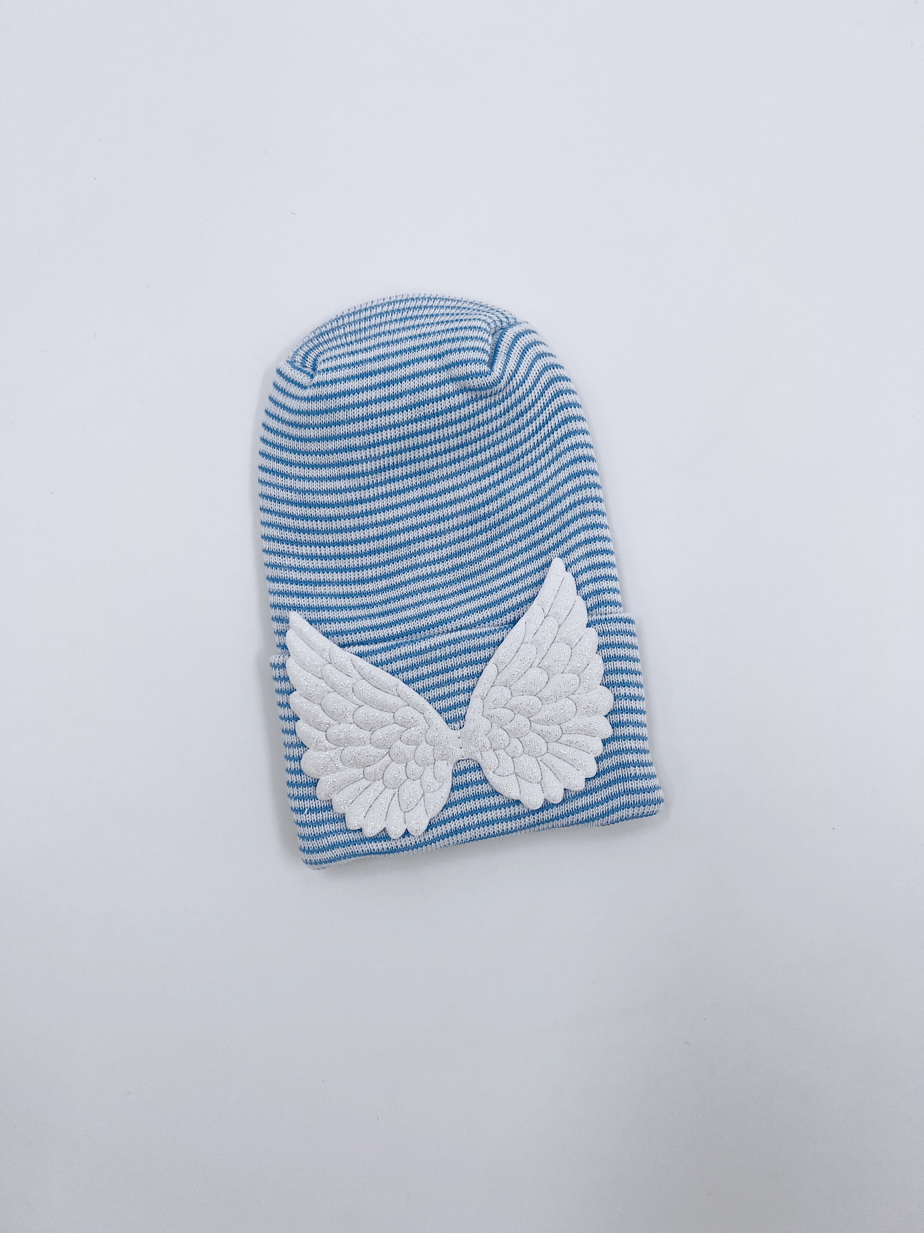Baby hospital hat with Angel Wings.