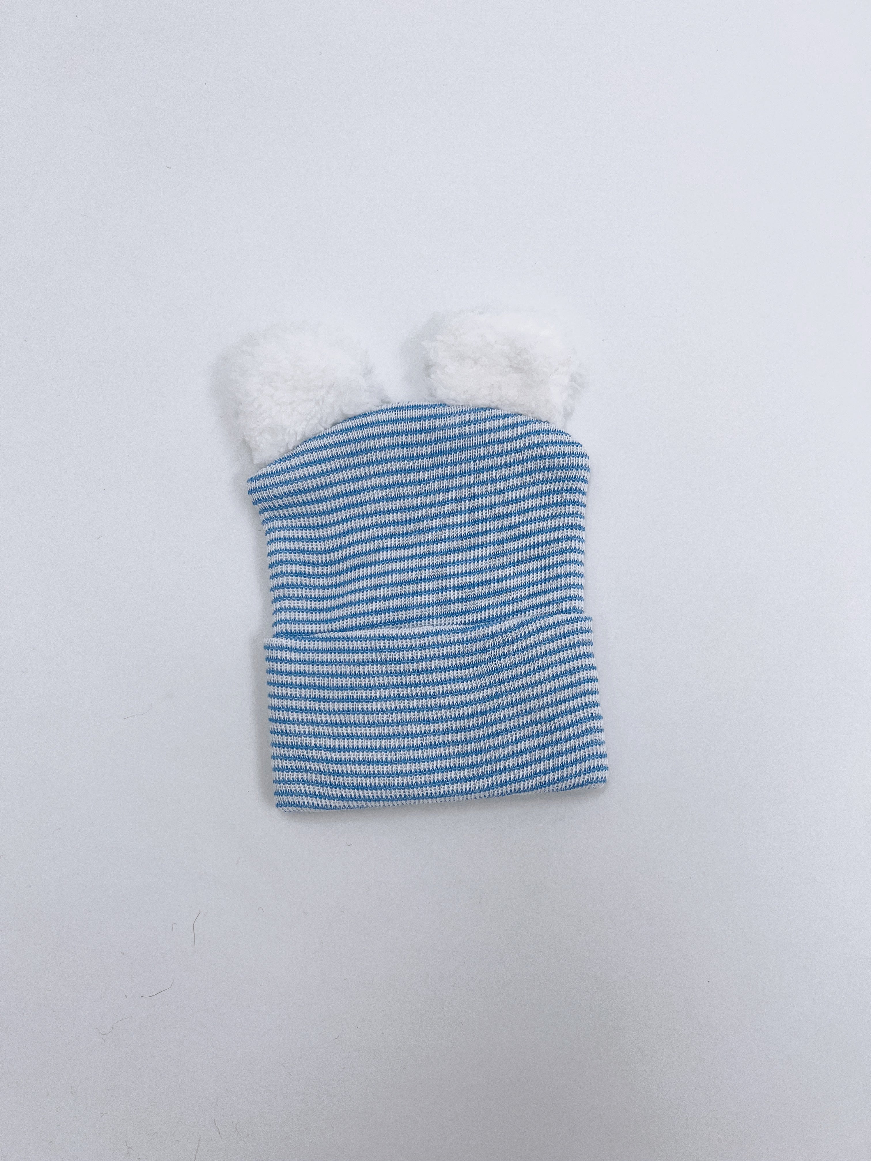 Baby hospital hat Cute little bear ears details