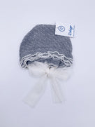 Rahigo knitted Bonnet with frills